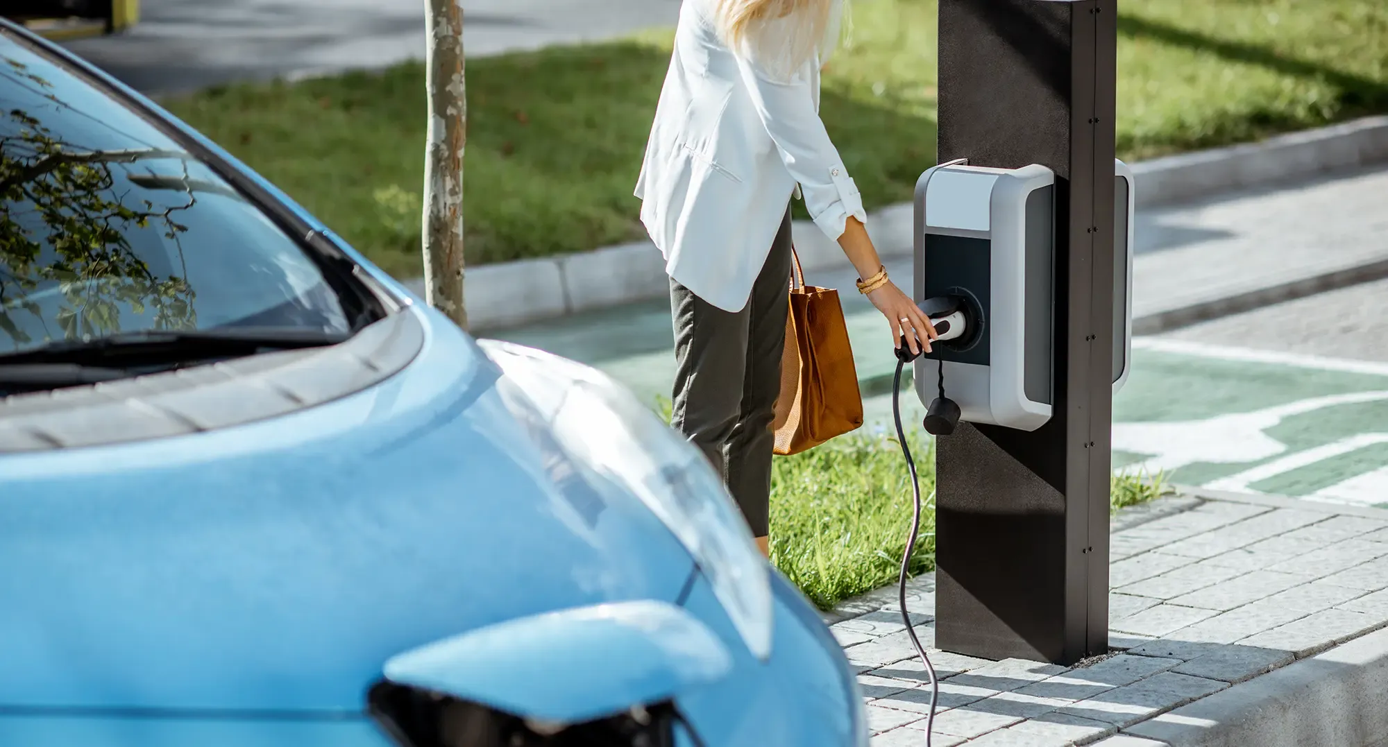 EV charging on the street